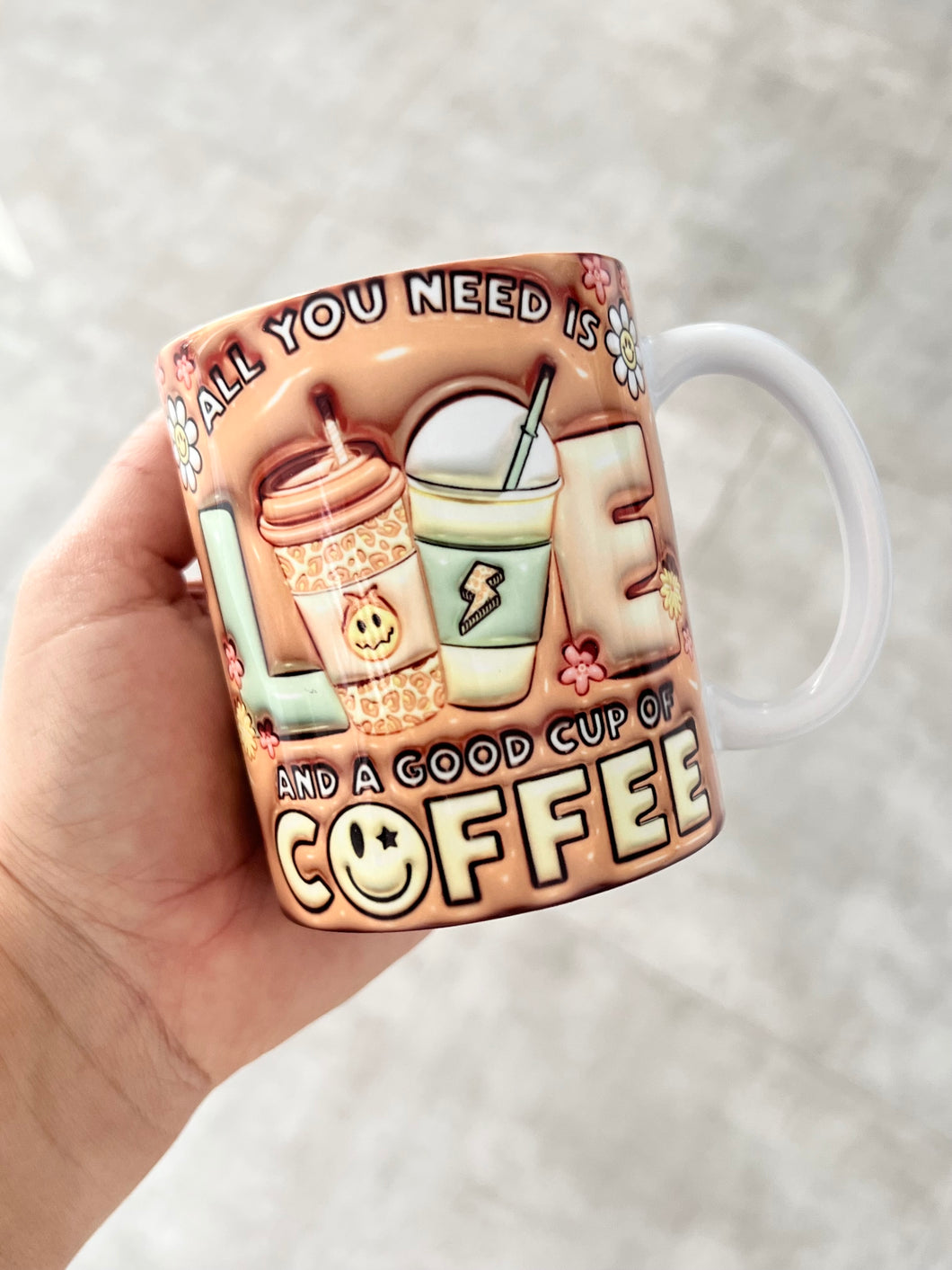 All you need is love and a good cup of coffee - Mug