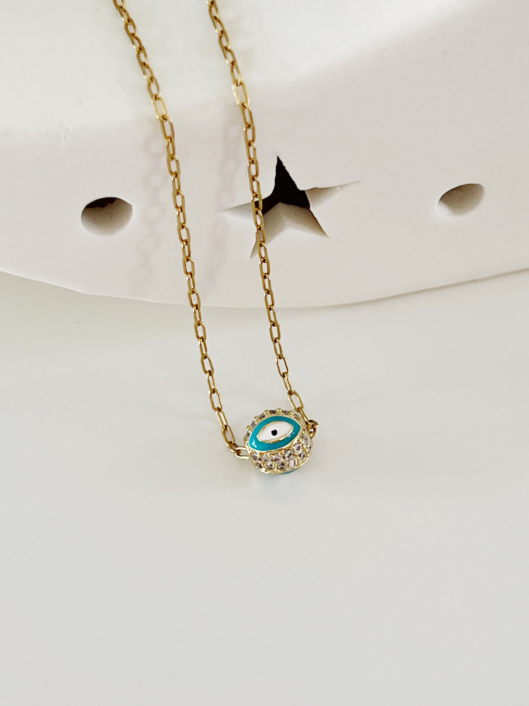 Micro Pave Evil Eye
