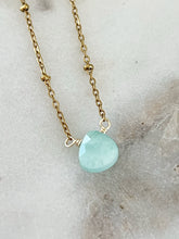 Load image into Gallery viewer, Amazonite &amp; Amethyst Briolette
