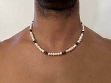 Load image into Gallery viewer, Hematite &amp; Pearls Necklace
