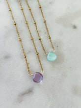 Load image into Gallery viewer, Amazonite &amp; Amethyst Briolette
