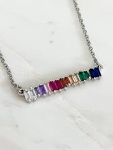 Load image into Gallery viewer, Rainbow Bar Necklace
