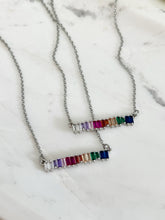 Load image into Gallery viewer, Rainbow Bar Necklace
