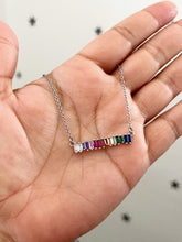 Load image into Gallery viewer, Rainbow Bar Necklace

