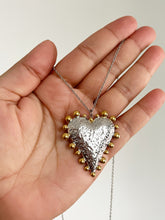 Load image into Gallery viewer, Two stones Big Heart Pendant
