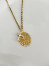 Load image into Gallery viewer, Oval Virgin Medal
