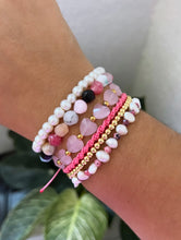Load image into Gallery viewer, Pink Hearts Bracelet
